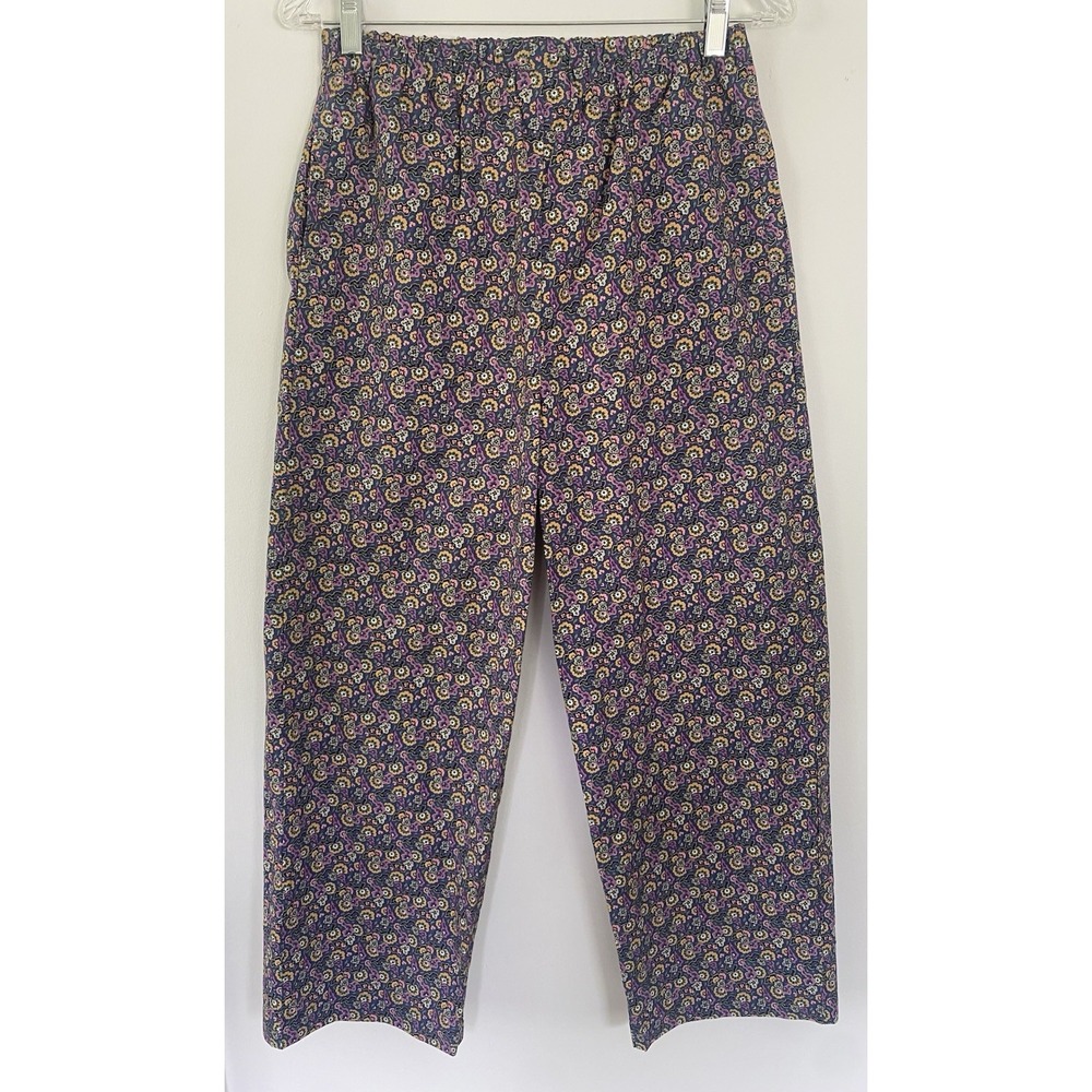 Rhode Berto Floral Paisley Print Cotton XS Button Down Pajamas Set Boho Chic - Picture 5 of 9